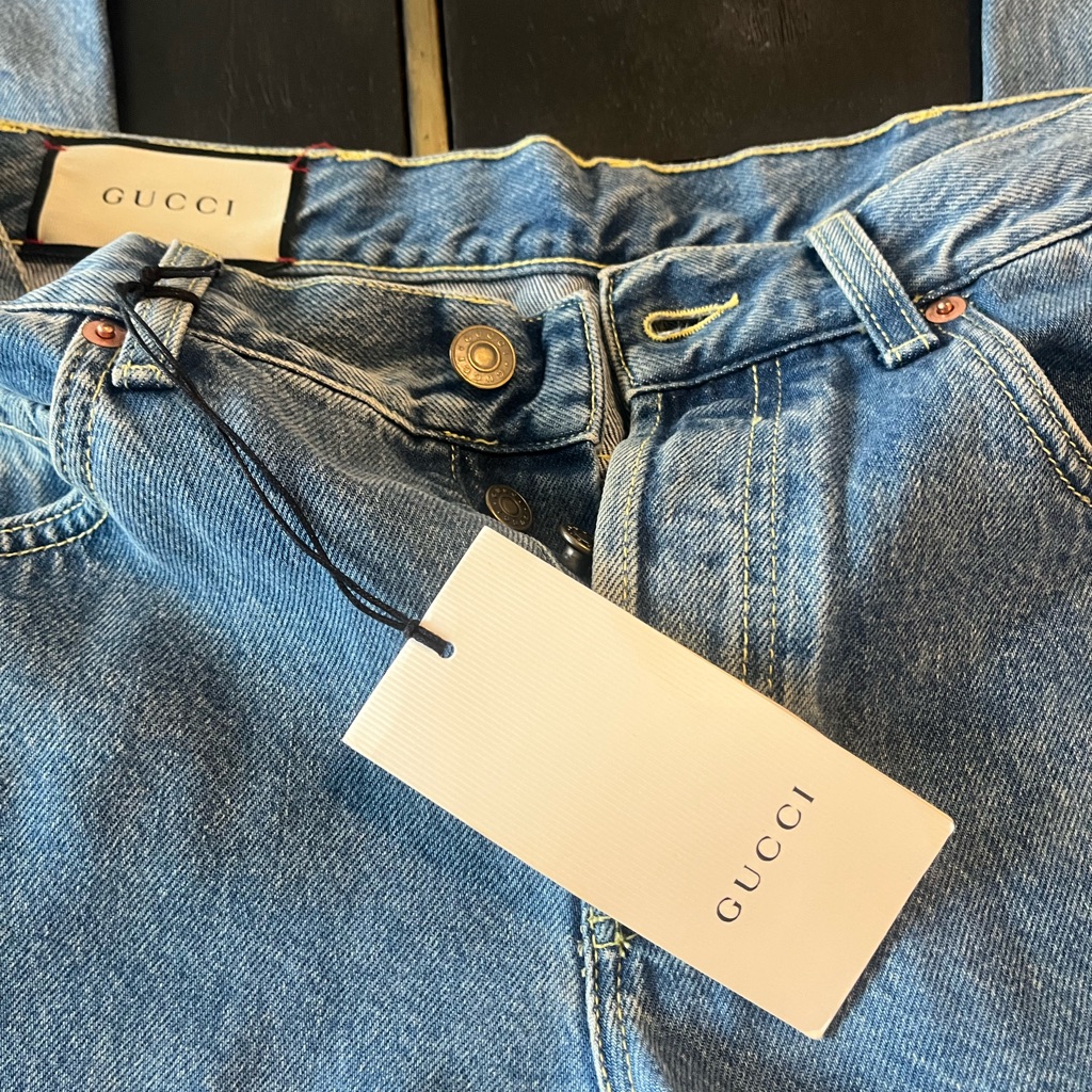 Gucci Light Blue Slim-Leg Men's Jeans